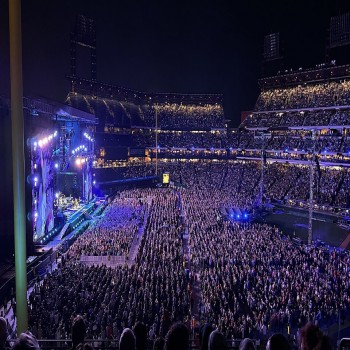 Bruce Springsteen & The E Street Band performing at Citizens Bank Park in 2024