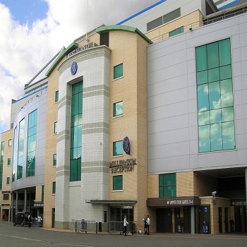 The Stamford Bridge West Stand exterior (2006).