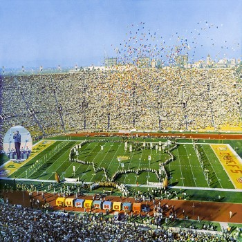 Los Angeles Memorial Coliseum during Super Bowl I