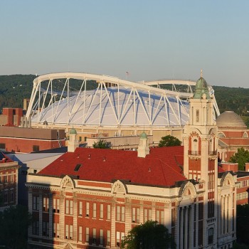 JMA Wireless Dome roof following the 2020 remodel