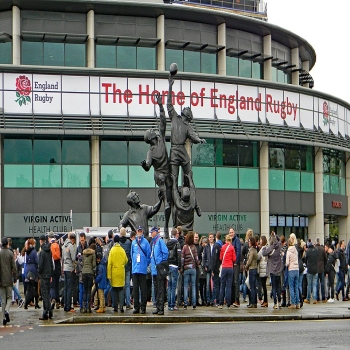 The East Stand redevelopment completed in 2018.