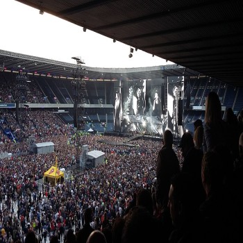 Murrayfield during a concert held by The Rolling Stones, 2018