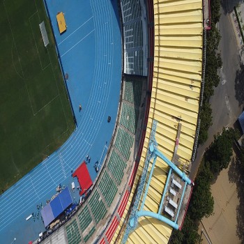 Top down view of Jawaharlal Nehru Stadium