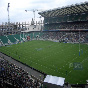 The South Stand during redevelopment