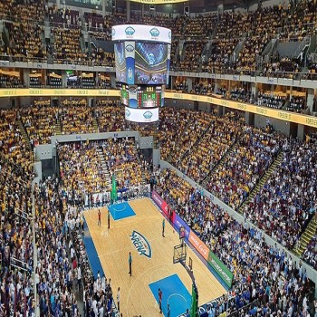 The SM Mall of Asia Arena during the Season 82 UAAP basketball finals in 2019