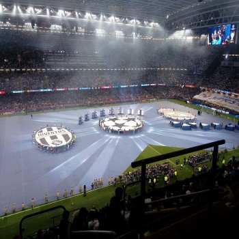 The opening ceremony of the 2017 UEFA Champions League Final