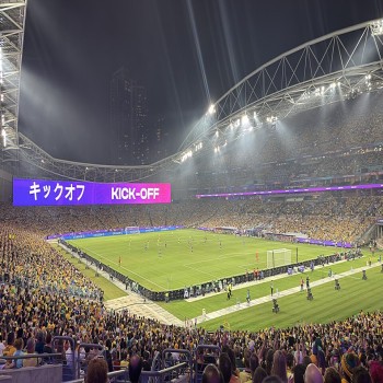 Stadium Australia hosted the 2026 AFC Women's Asian Cup final, with Japan defeating hosts Australia 1–0 before a crowd of 74,397.