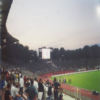 The old Waldstadion prior to the reconstruction