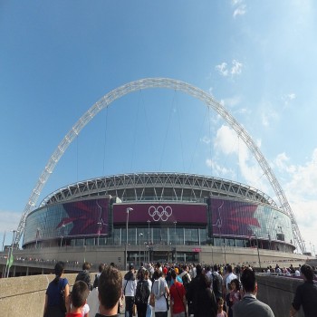 Wembley Stadium during the London 2012 Olympic Games football tournament