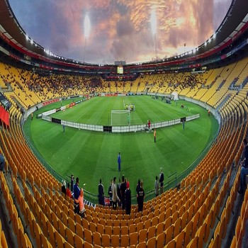 Wellington Regional Stadium Panorama January 2017