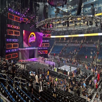 Kia Center during the April 4, 2017, broadcast of WWE 205 Live