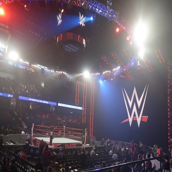 Allstate Arena before the airing of WWE Raw in August 2021