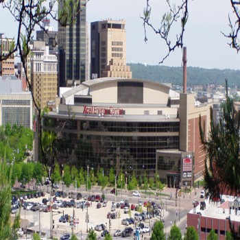 Xcel Energy Center taken from Selby Av:2006