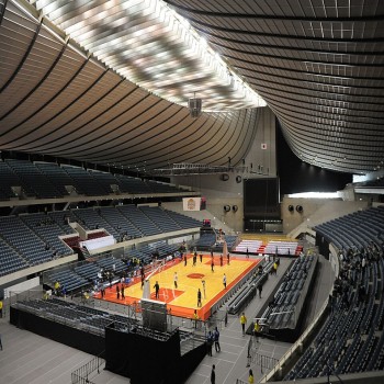 Interior of Yoyogi 1st Gymnasium in 2012