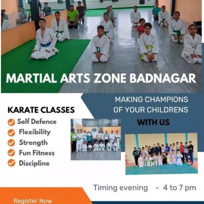 Karate club Badnagar jila Ujjain MP