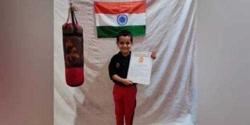 05-year-old Arindam Gaur set World Record for 'Fastest ...