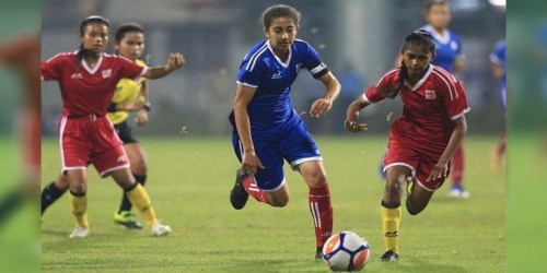 American college football club signed Indian U-17 female foo...