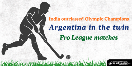 India outclassed Olympic Champions Argentina in the twin Pro...