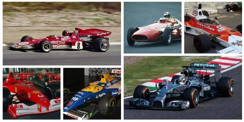 Most Iconic Formula Cars Till Date