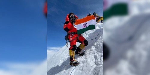 Priyanka Mohite became the first female climber from India t...