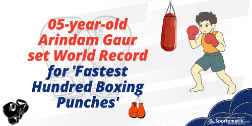 05-year-old Arindam Gaur set World Record for 'Fastest ...