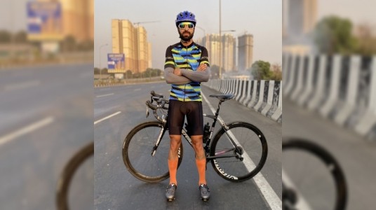 Kashmiri cyclist Adil Teli covered 3600 km in 8 days; Broke ...