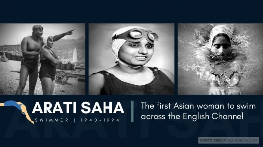 Arati Saha: The first Asian woman to swim across the English...