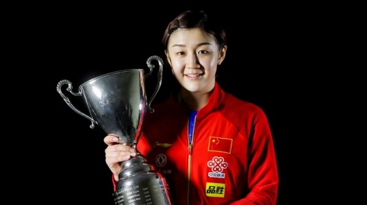 China's Chen Meng claimed the ITTF Women's World C...