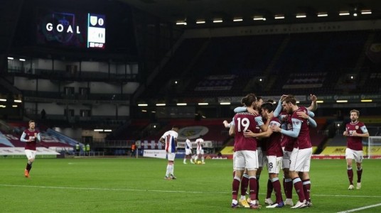 Burnley FC records their first Premier League victory of the...