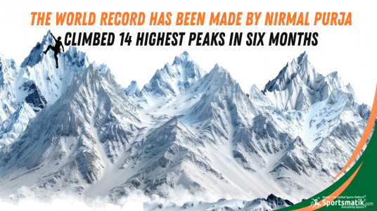 The World Record has been made by Nirmal Purja: Climbed 14 highest peaks in six months