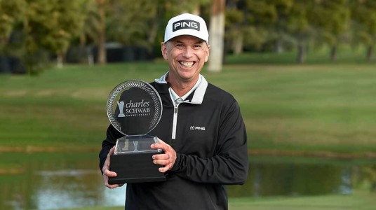 Golfer Kevin Sutherland wins Charles Schwab Cup Championship...