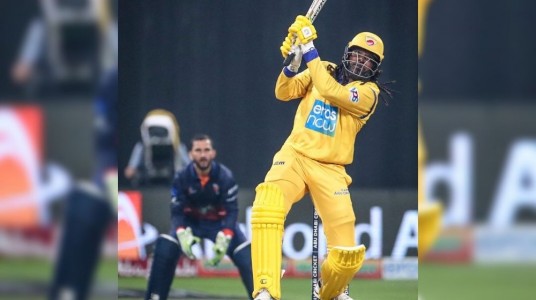 Universal Boss 'Chris Gayle' on Fire; Smashed 12-b...