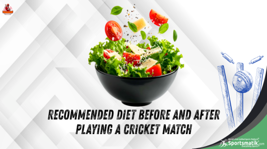 Recommended diet before and after playin...