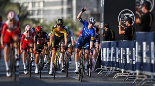 Sam Bennett bags second consecutive stage at UAE Tour