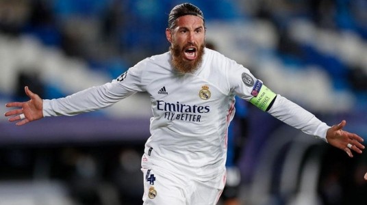 Sergio Ramos scored his 100th goal for Real Madrid in Champi...