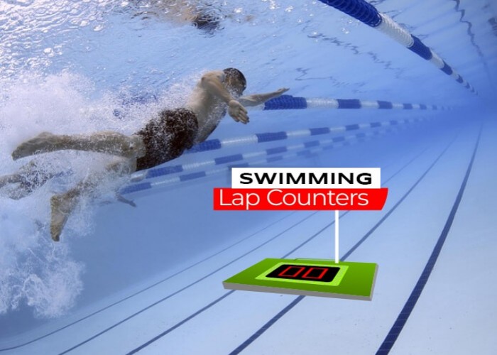 Swimming Lap Counter Technology Underwater Pool Waterproof