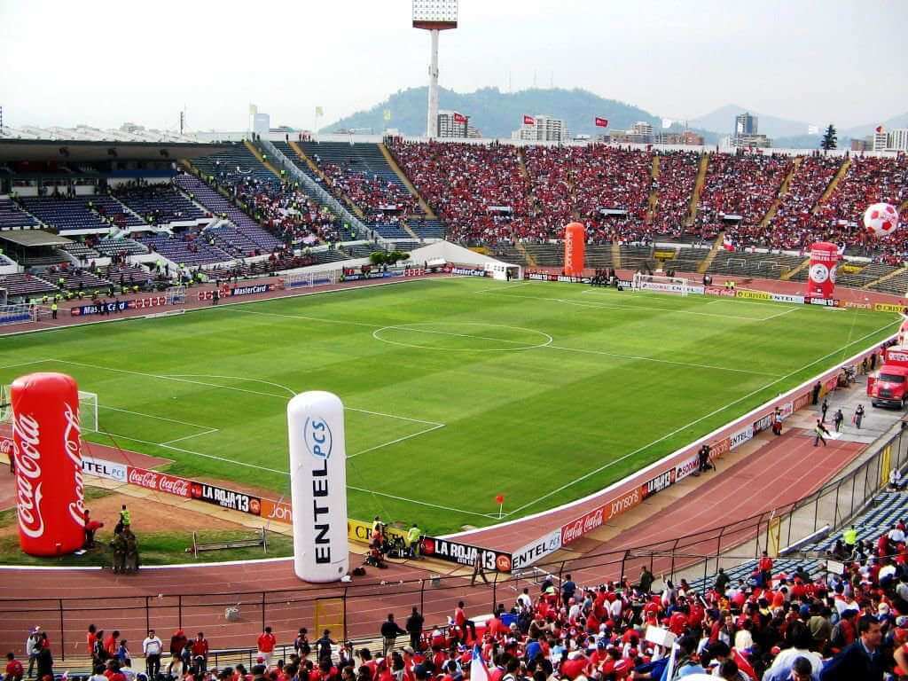 Estadio nacional julio martinez pradanos hi-res stock photography