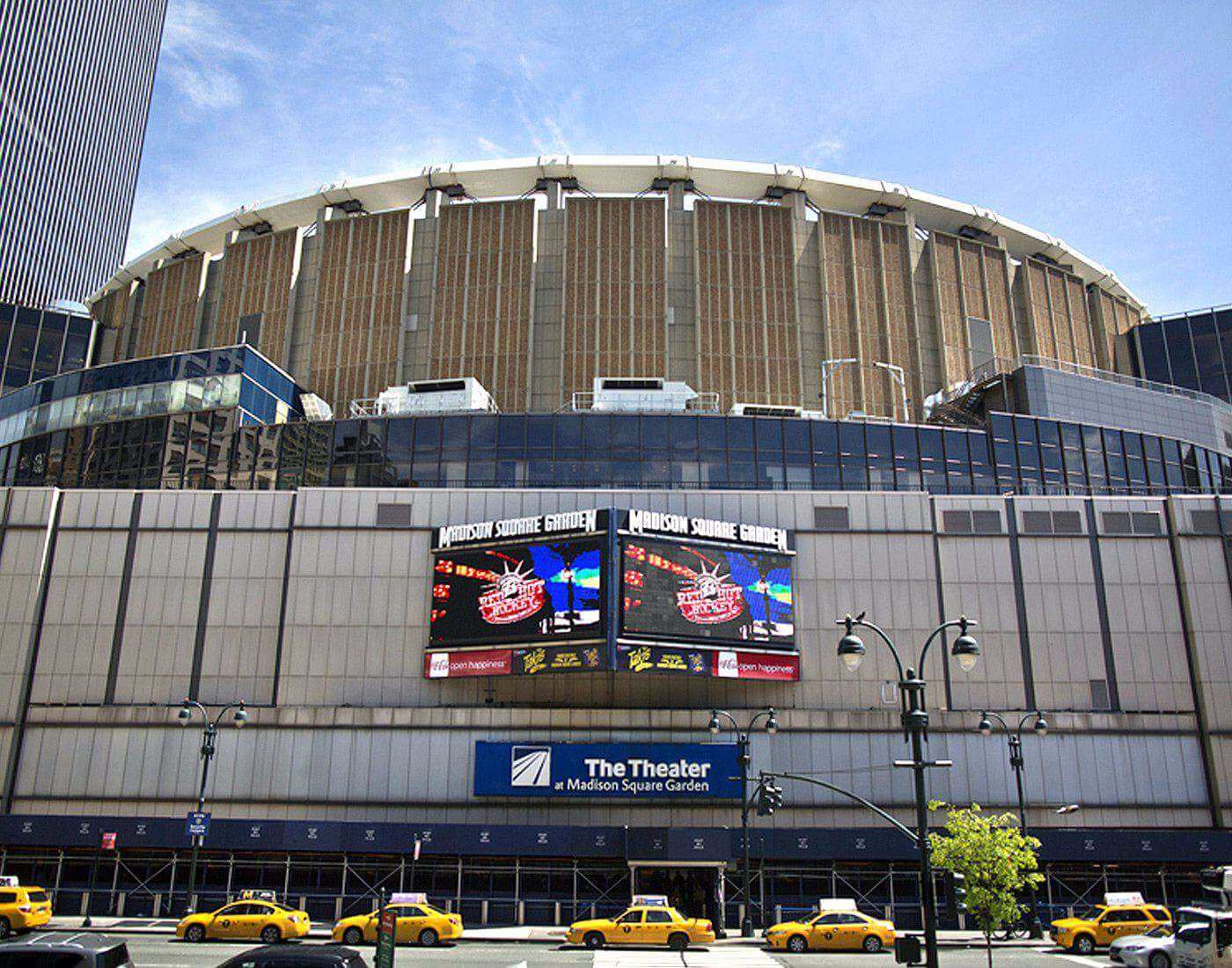 Madison Square Garden often called MSG or simply The Garden is a  multi-purpose indoor arena in the New York City Stock Photo - Alamy