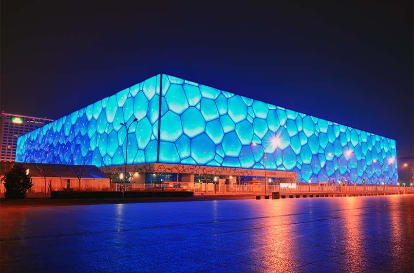 Beijing National Aquatics Center China  Watercube Beijing